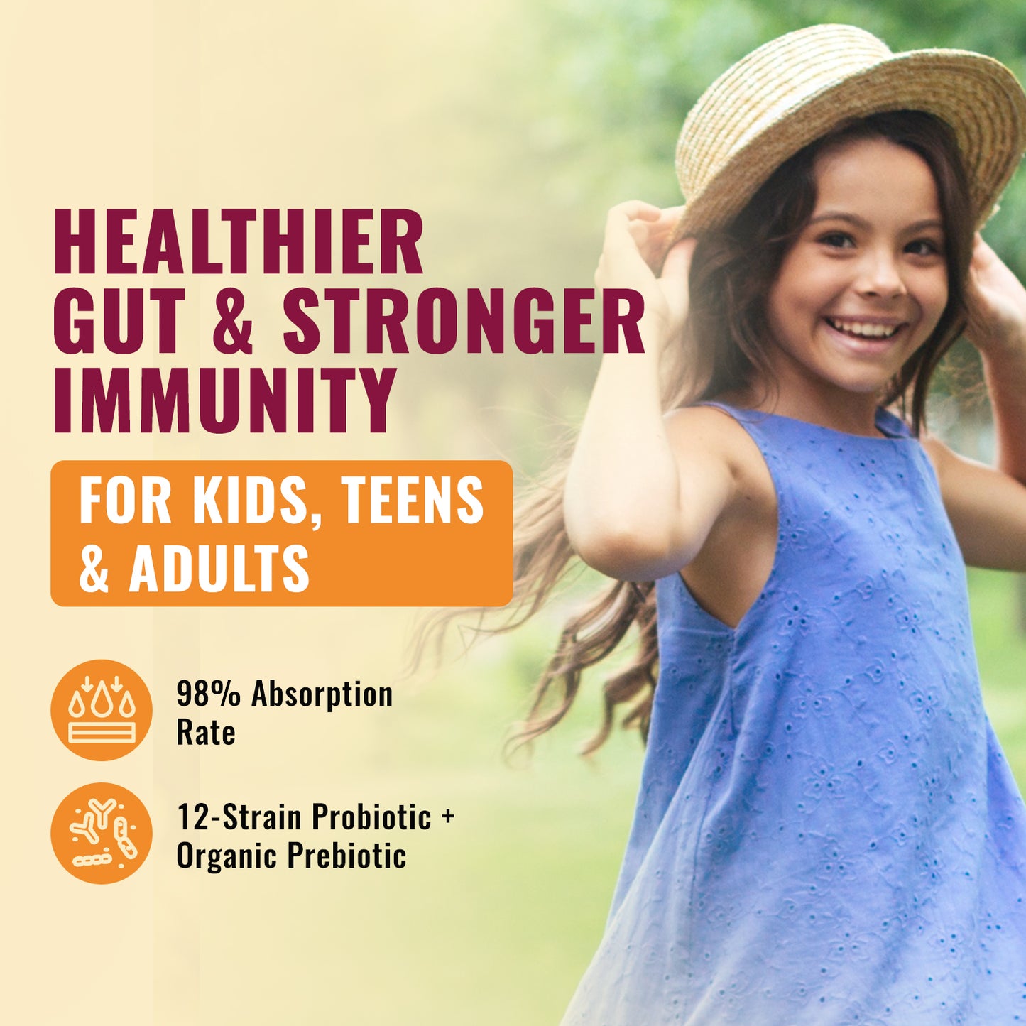 Liquid Probiotic Berry Flavor
