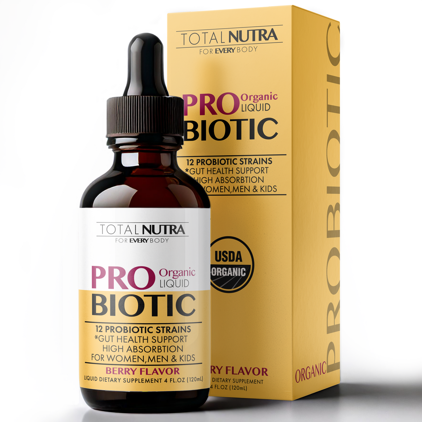 Liquid Probiotic Berry Flavor